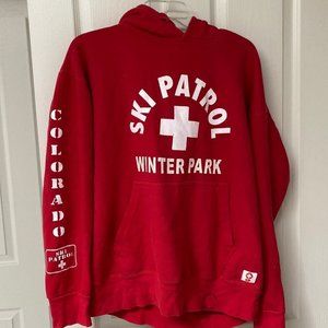 Colorado Ski Patrol Red Sweatshirt Size L